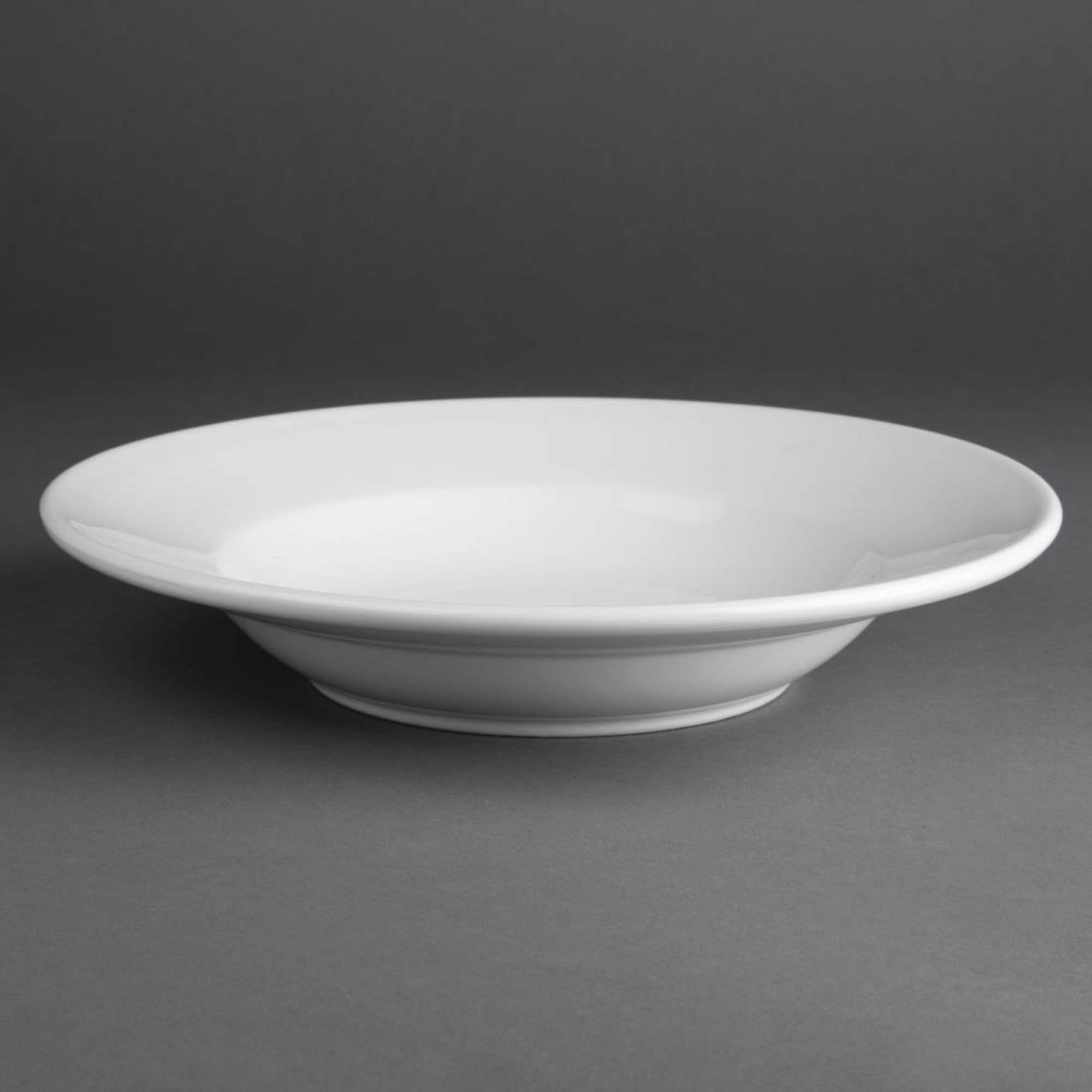 Picture of Olympia Athena Rimmed Soup & Pasta Bowls 228mm 210ml (Pack of 6) - CC214