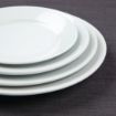 Picture of Olympia Athena Wide Rimmed Plates White 254mm (Pack of 12) - CC209