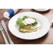 Picture of Olympia Athena Wide Rimmed Plates White 254mm (Pack of 12) - CC209