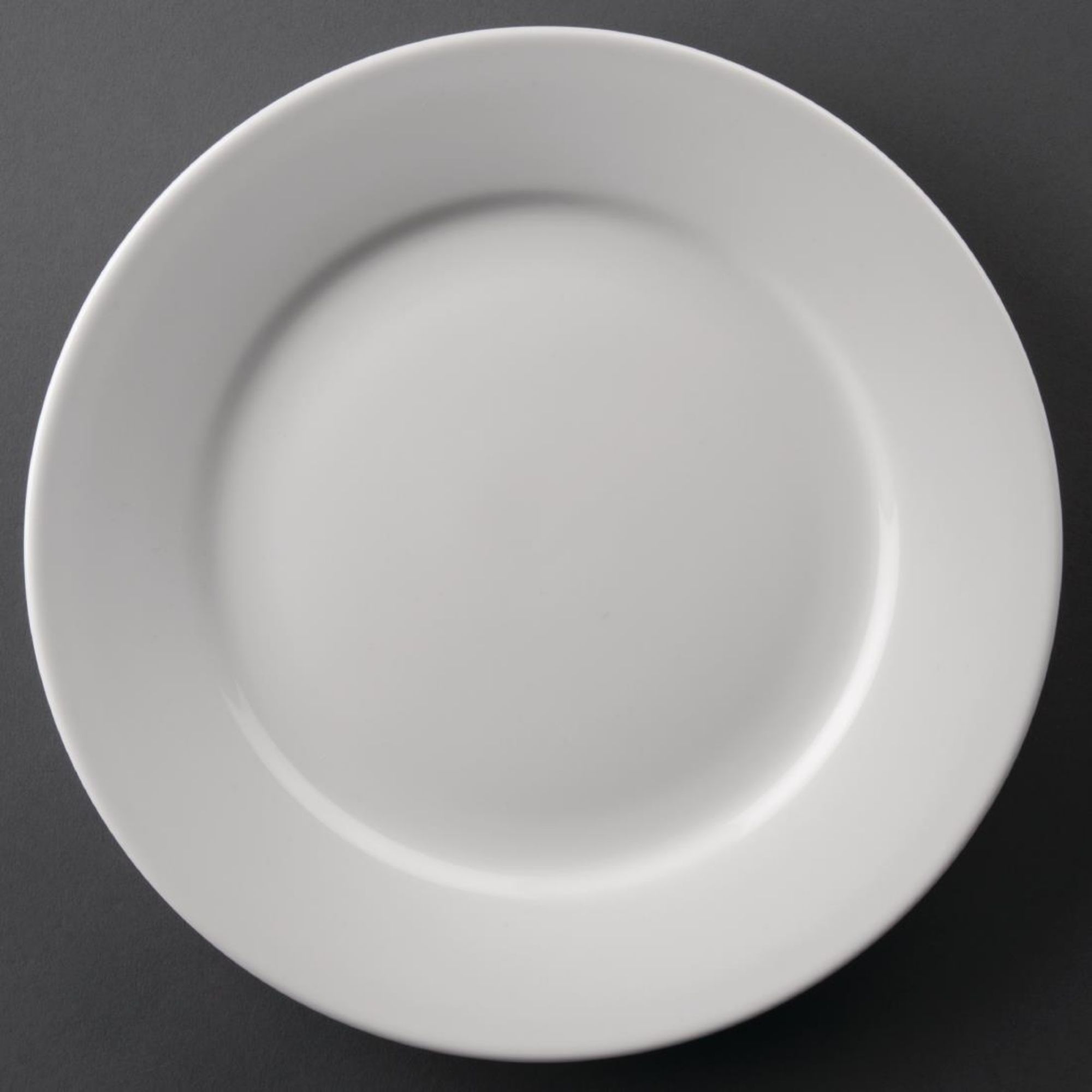 Picture of Olympia Athena Wide Rimmed Plates 228mm White (Pack of 12) - CC208