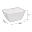 Picture of Olympia Kristallon Salad Crocks 750ml White - CB758