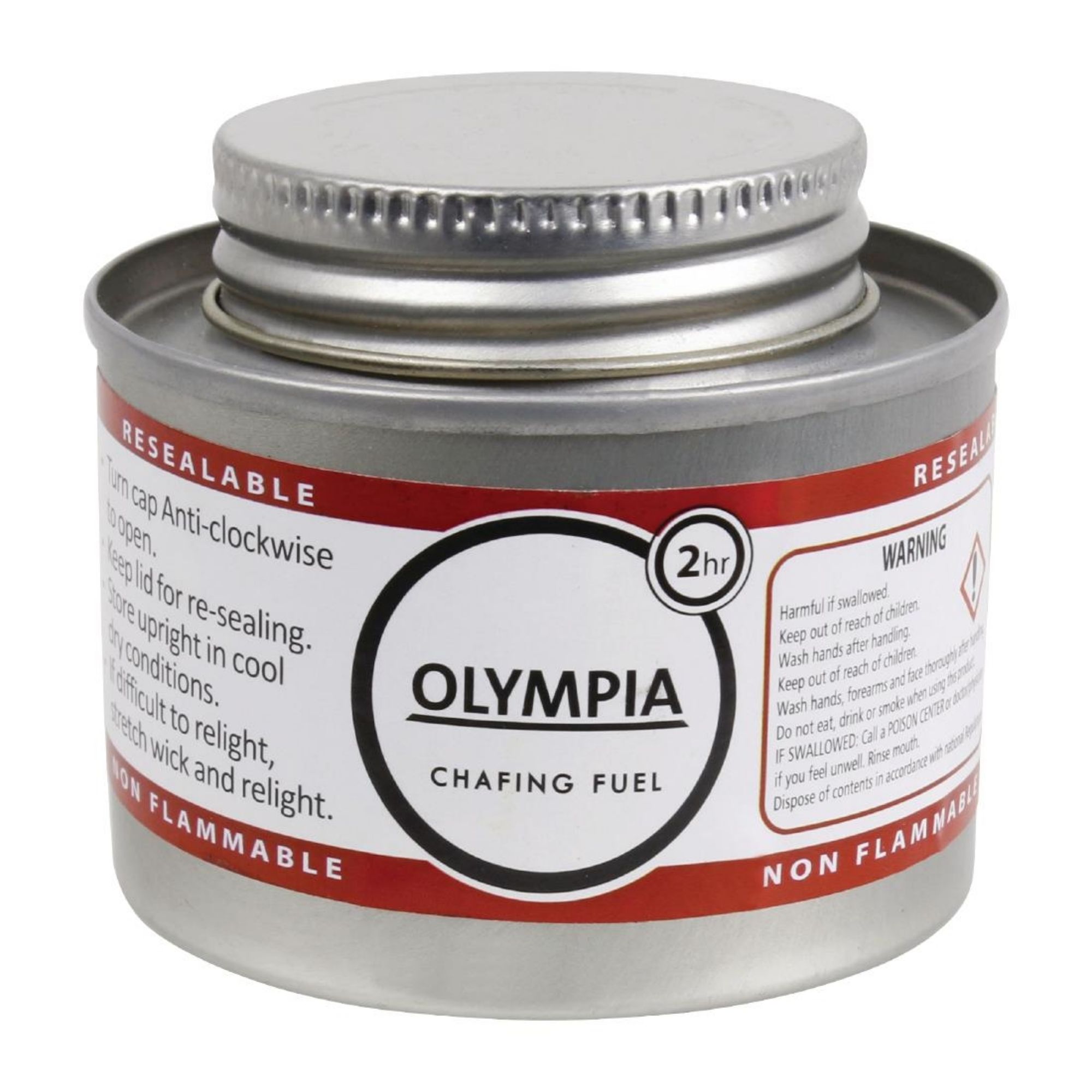 Picture of Olympia Liquid Chafing Fuel With Wick 2 Hour (12 pack) - CB733