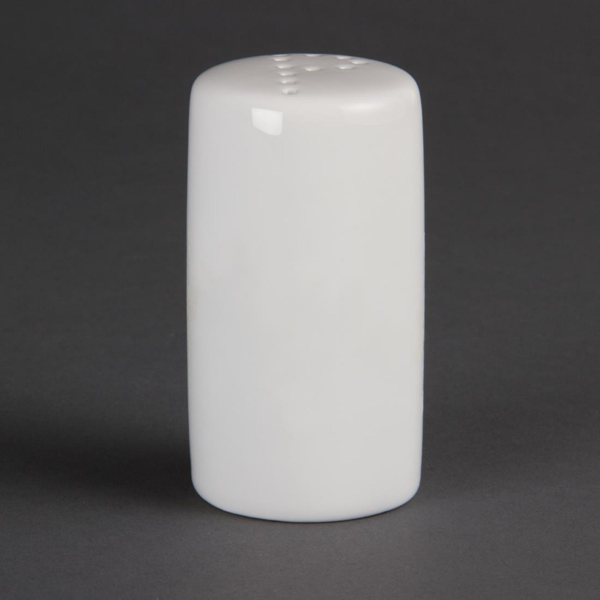 Picture of Olympia Whiteware Pepper Shakers 80mm (Pack of 12) - CB703