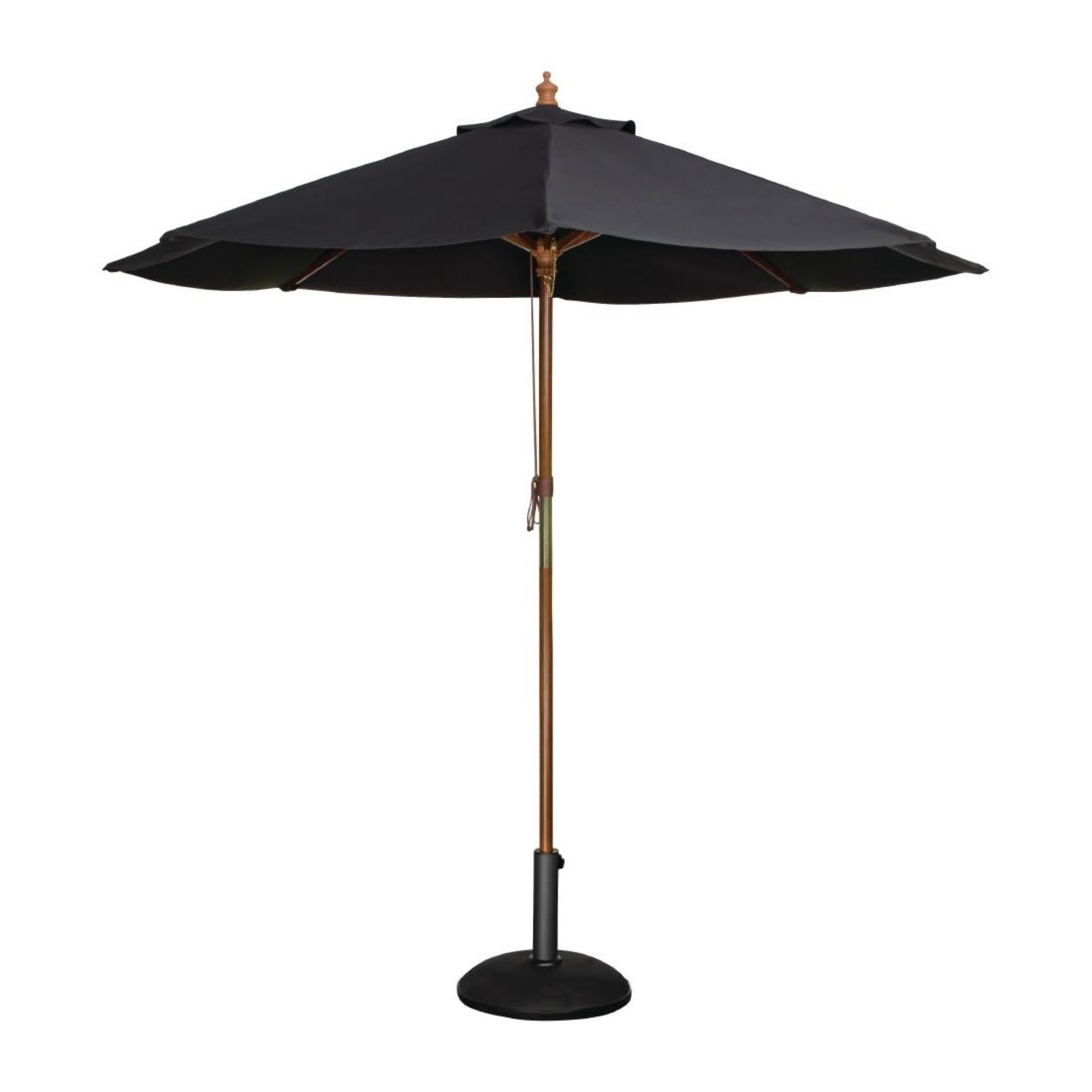 Picture of Bolero Round Parasol 2.5m Diameter Black - CB514
