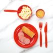 Picture of Olympia Kristallon Polycarbonate Plates Red 230mm (Pack of 12) - CB770