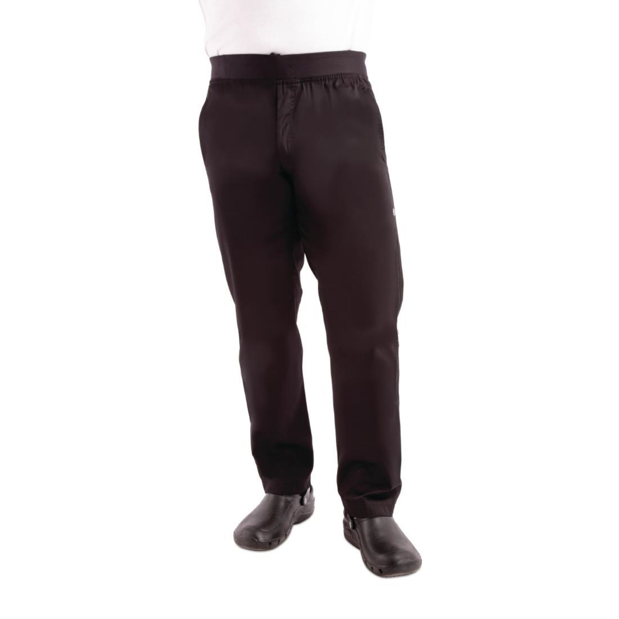Picture of Chef Works Men's Lightweight Slim Trouser Black Size M - BB301-M