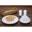 Picture of Olympia Stoneware Oval Pie Bowls 145 x 104mm (Pack of 6) - C104