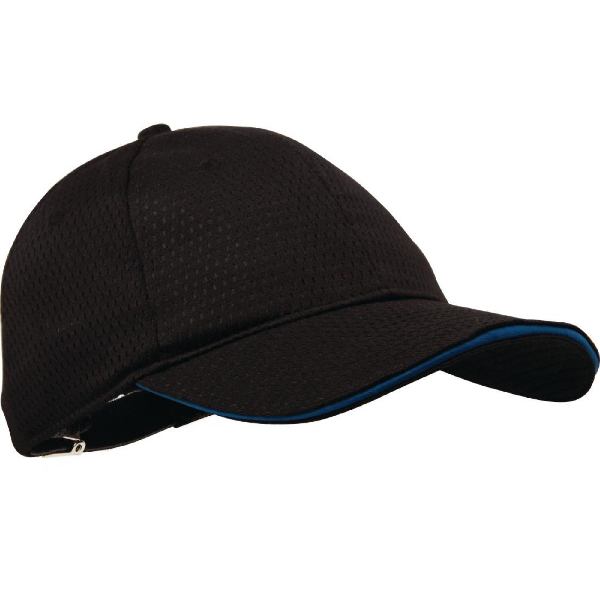 Picture of Chef Works Cool Vent Baseball Cap Black with Blue - B171