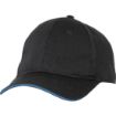 Picture of Chef Works Cool Vent Baseball Cap Black with Blue - B171