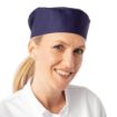 Picture of Whites Chefs Skull Cap Blue - A204