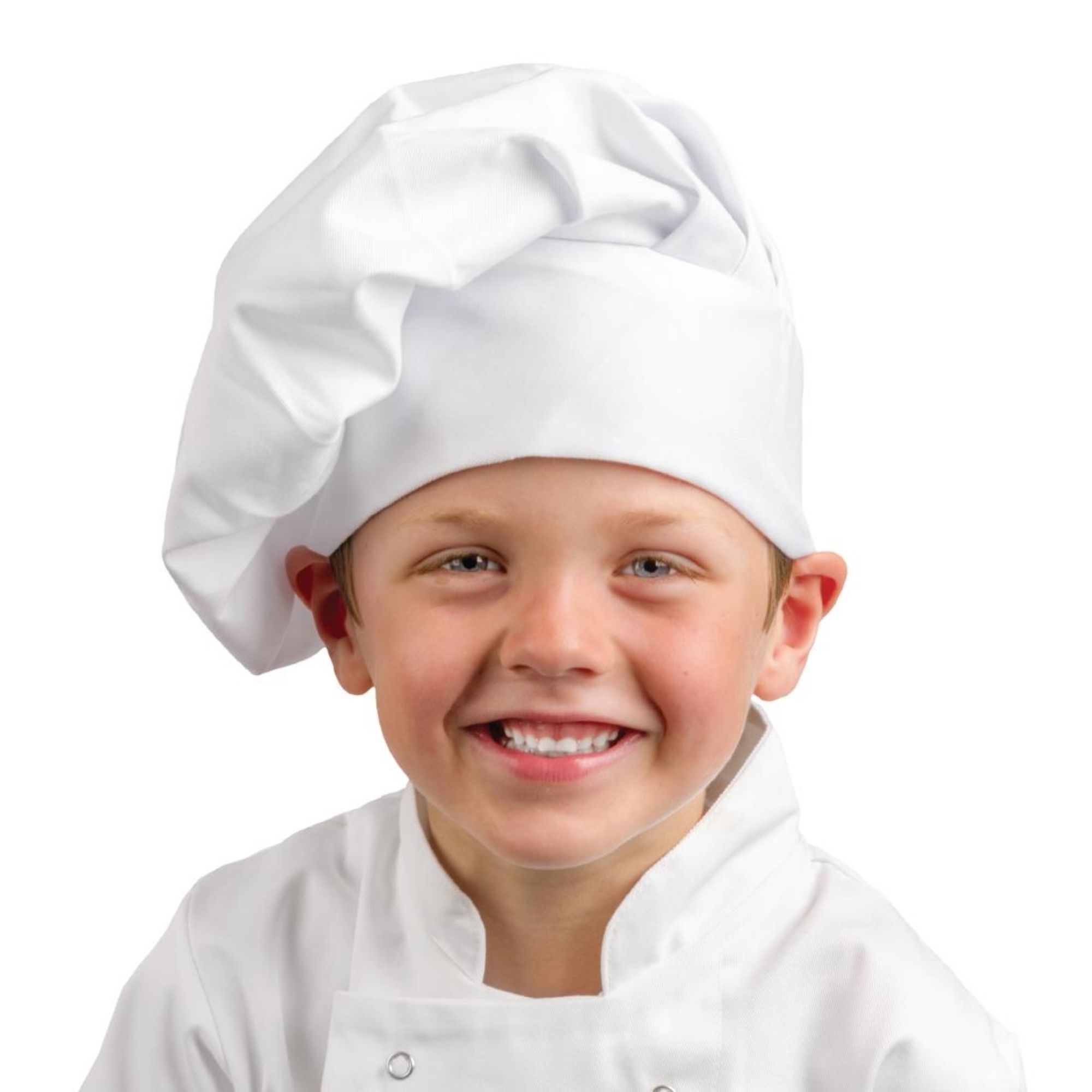 Picture of Whites Childrens Unisex Chef Hat White - A677