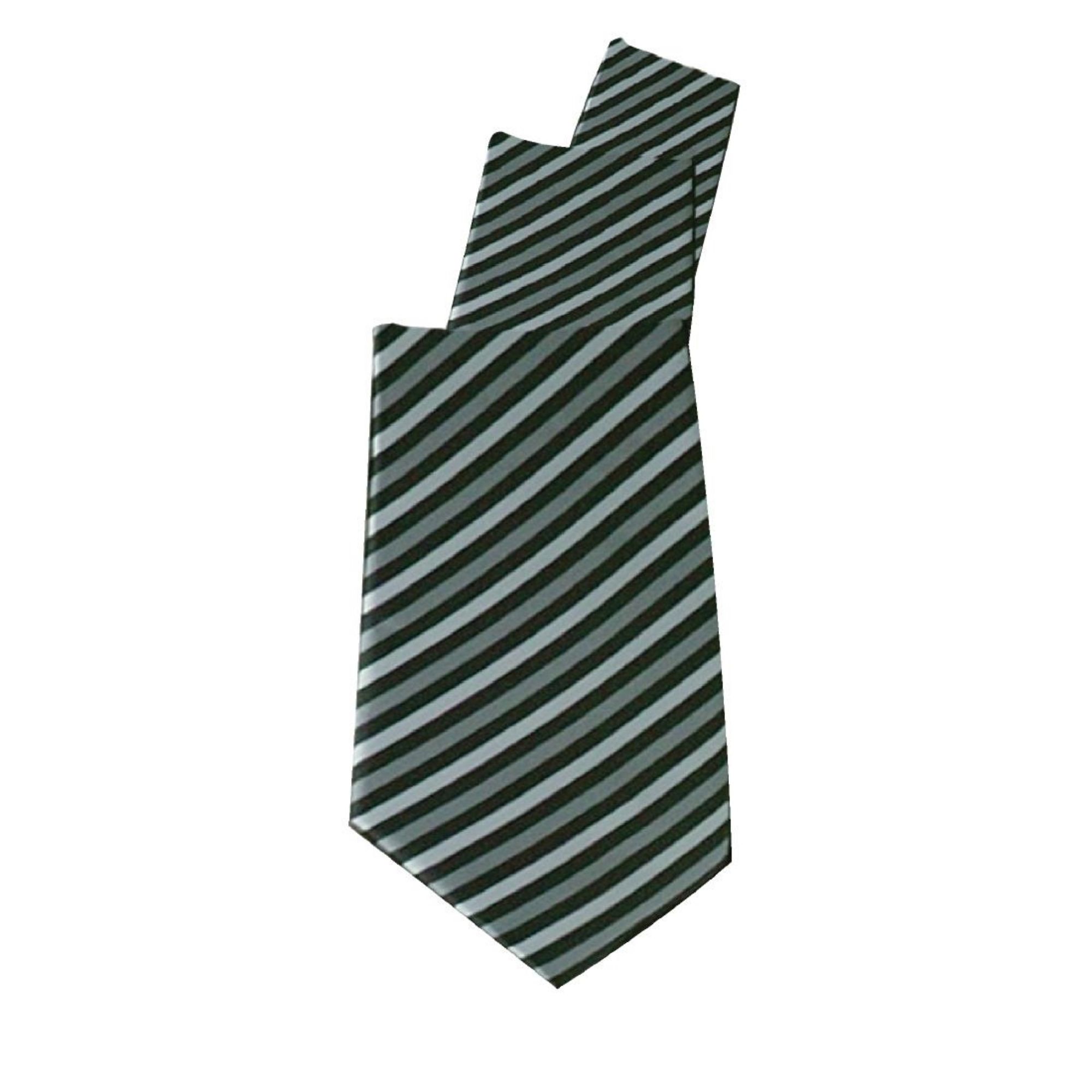 Picture of Chef Works Tie Grey Skinny Stripe - A885