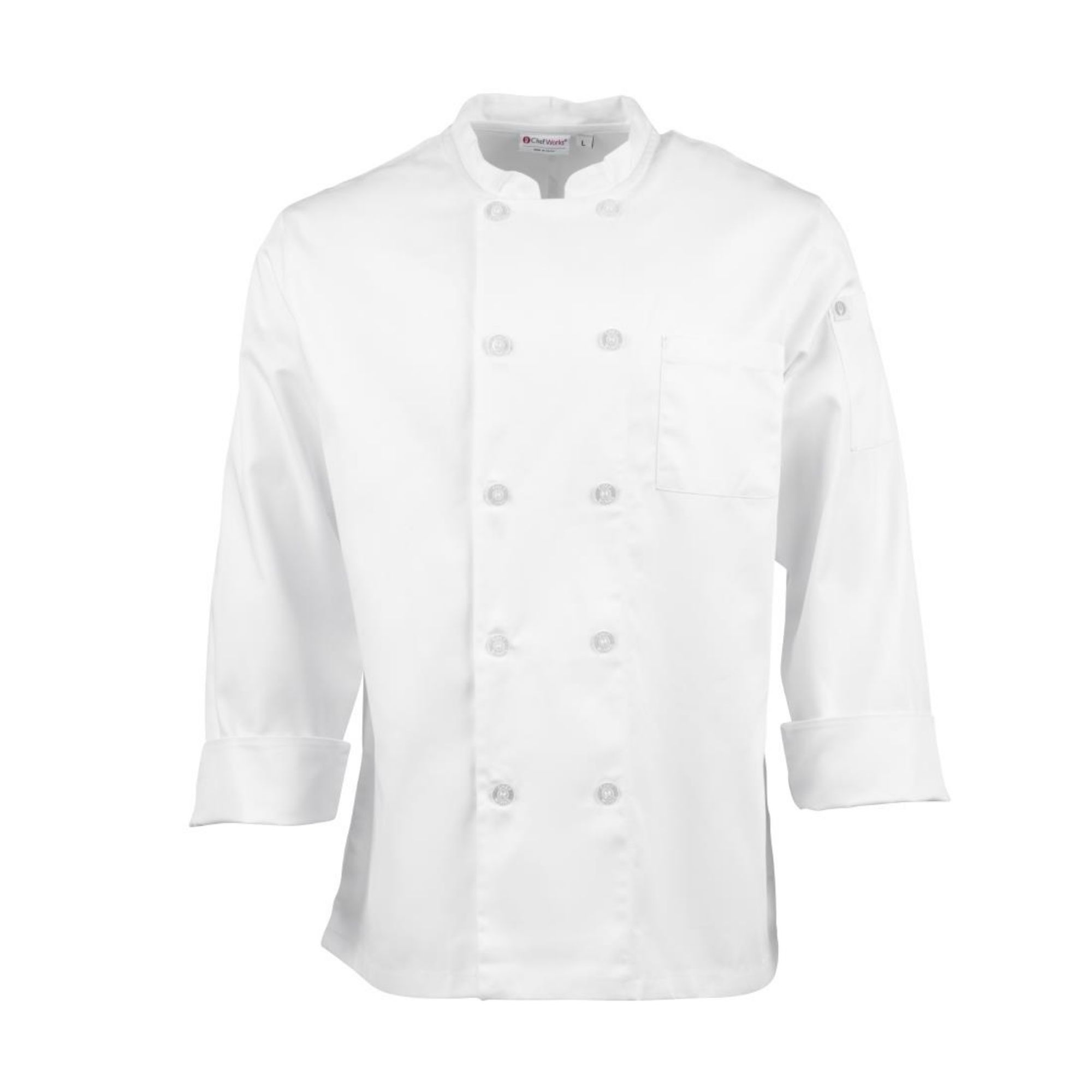 Picture of Chef Works Unisex Le Mans Chefs Jacket White XL - A371-XL