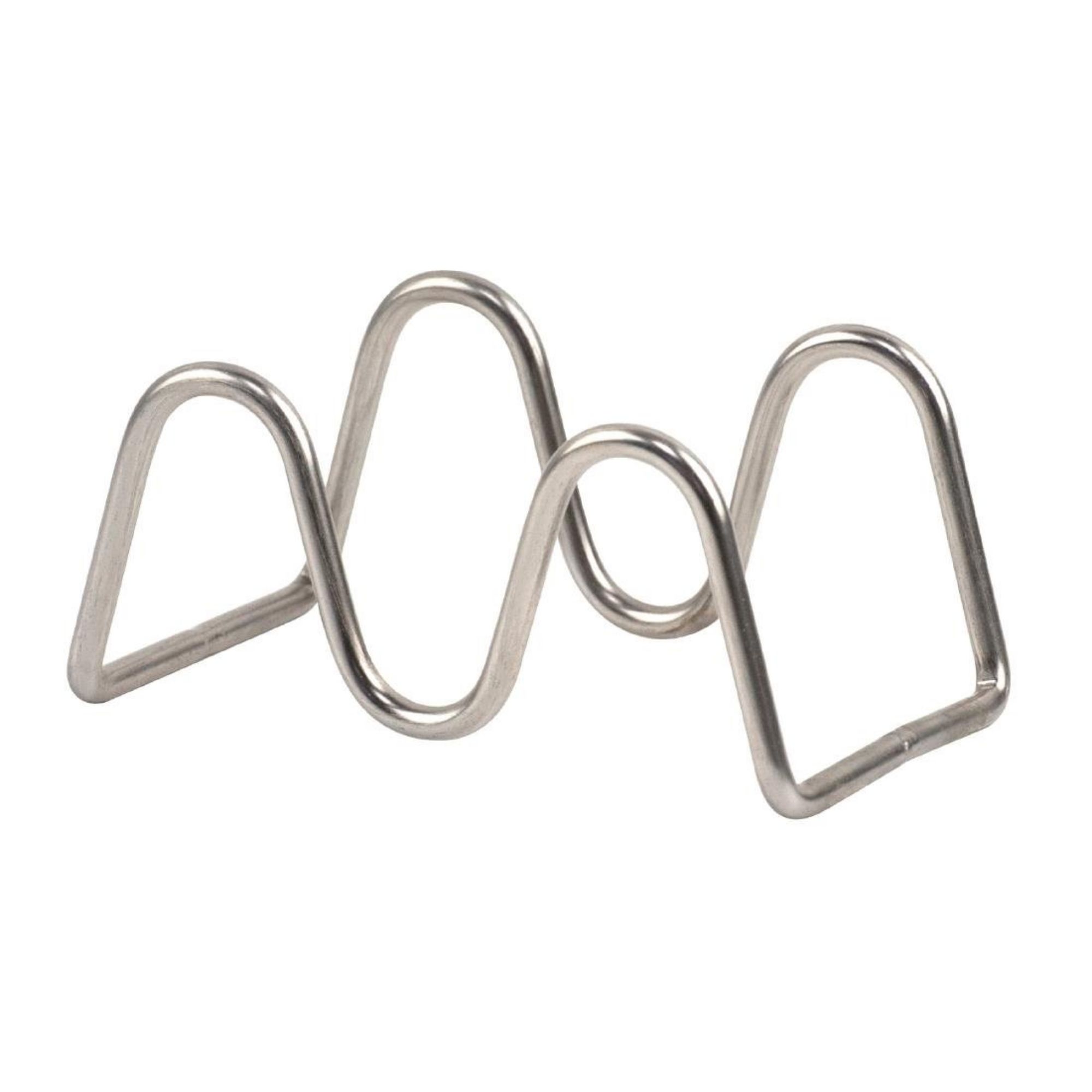 Picture of Beaumont Stainless Steel Wire 1-2 Taco Holder - CZ647