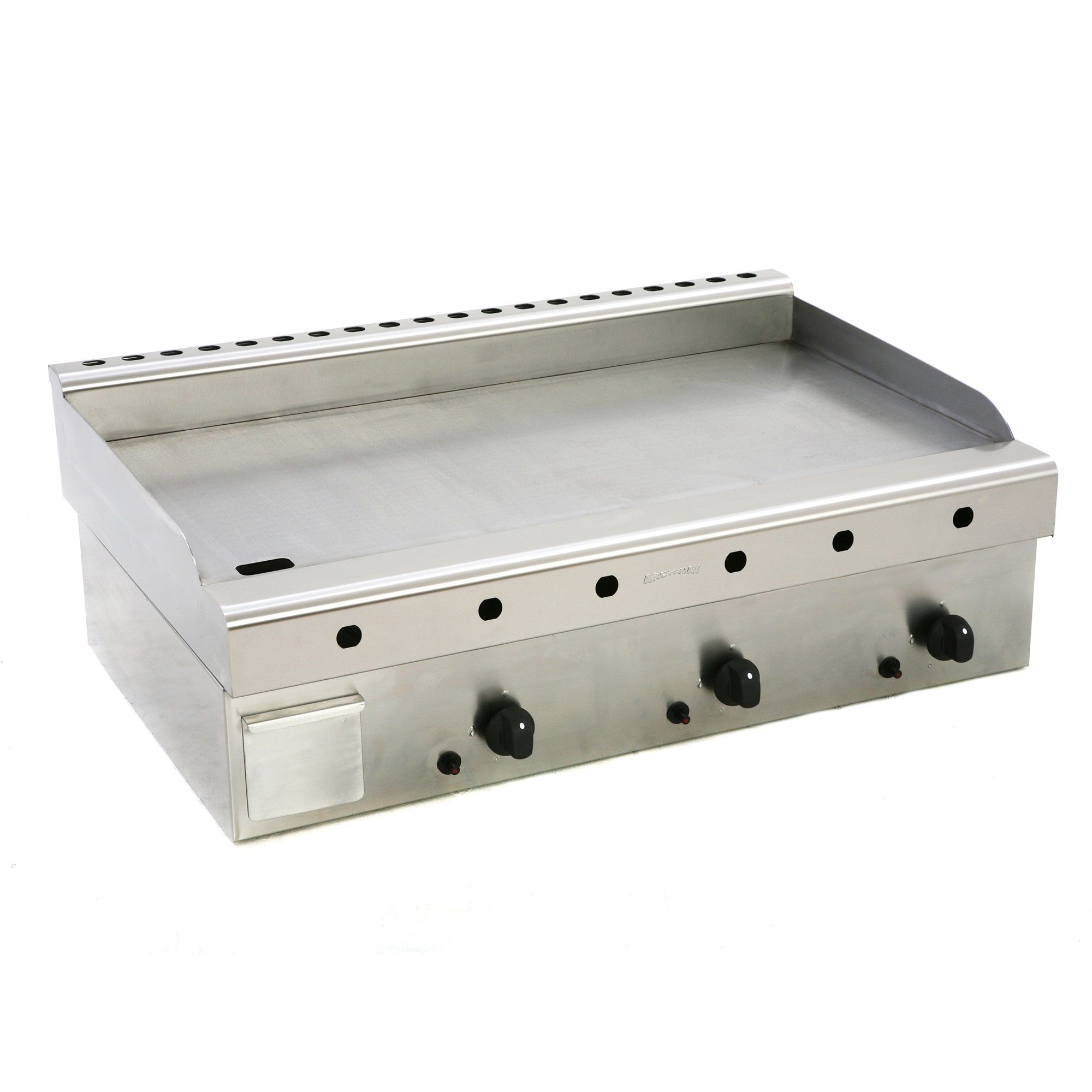 Picture of Archway Countertop Three Burners Gas Griddles - 3BG
