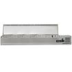 Picture of BLIZZARD 1/4 Gastronorm Prep Top with Hinged LID 2000MM(W) - TOP2000-14EN
