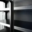 Picture of Blizzard BTD150BK-GD Black Tiered Display With Sliding Glass Doors - BTD150BK-GD