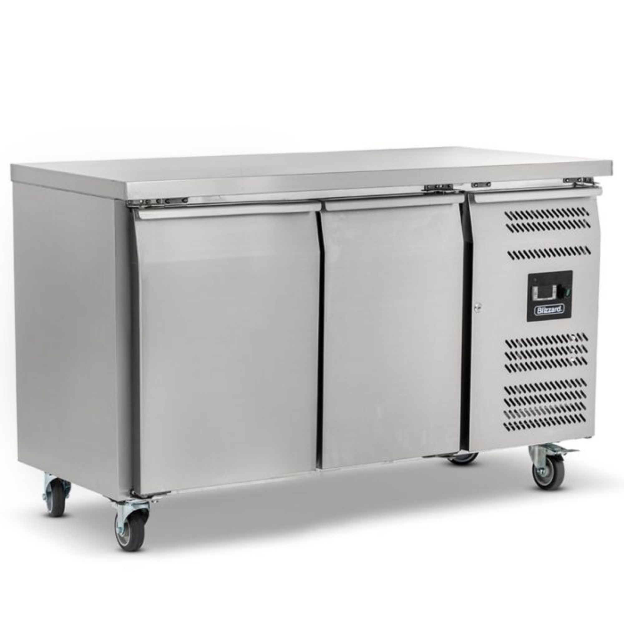 Picture of BLIZZARD 2 Door GN1/1 Counter Without Upstand 282L - HBC2NU