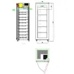 Picture of Blizzard Upright Wine Cooler (81 Bottles) - WD400