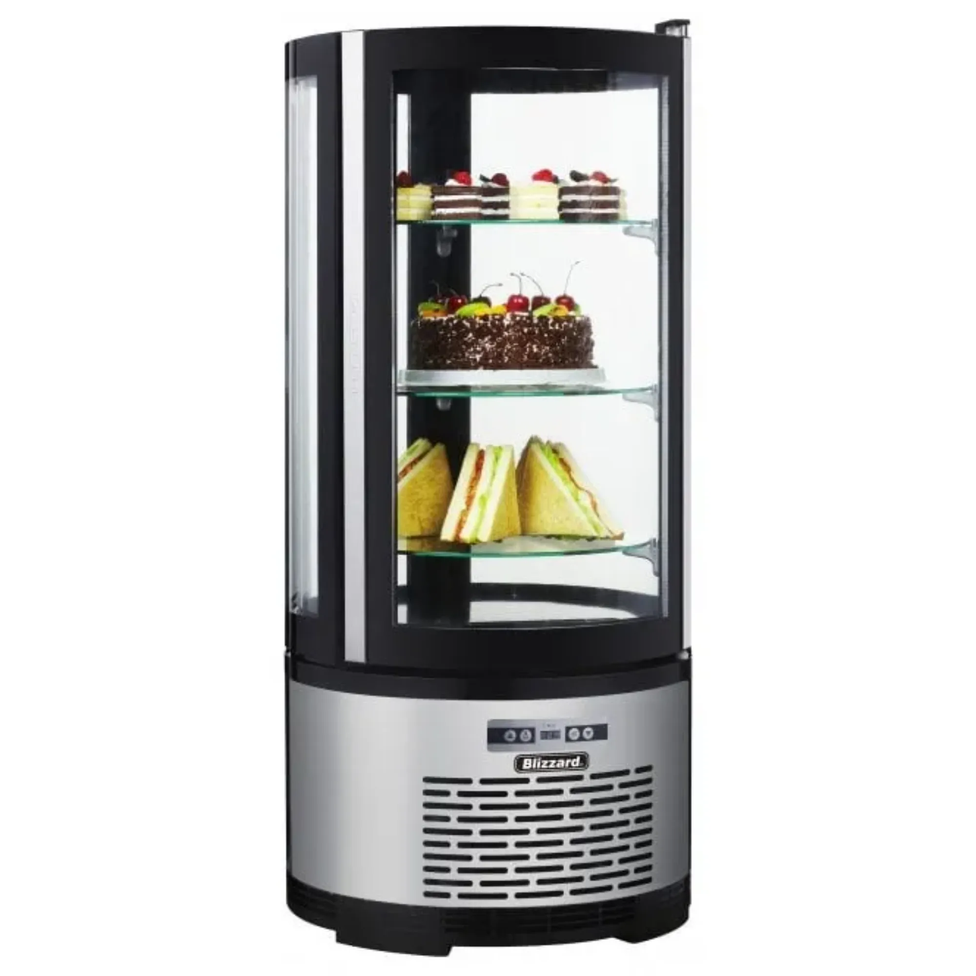 Picture of Blizzard CD100R Round Case Cake Display 100L - CD100R