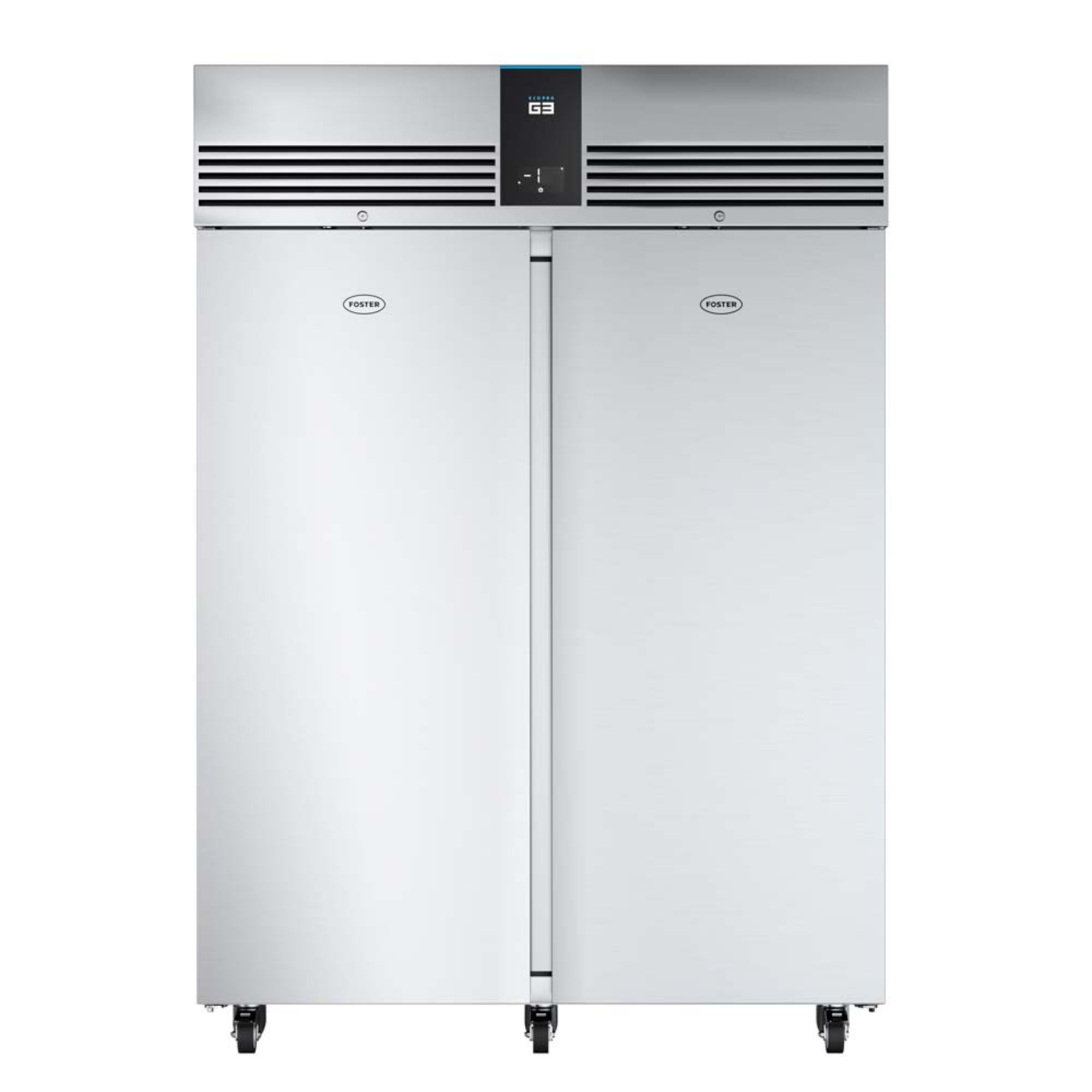 Picture of Foster EP1440M/41-176 Double Door Upright Meat Cabinet - Stainless Int./Ext. - EP1440M41176