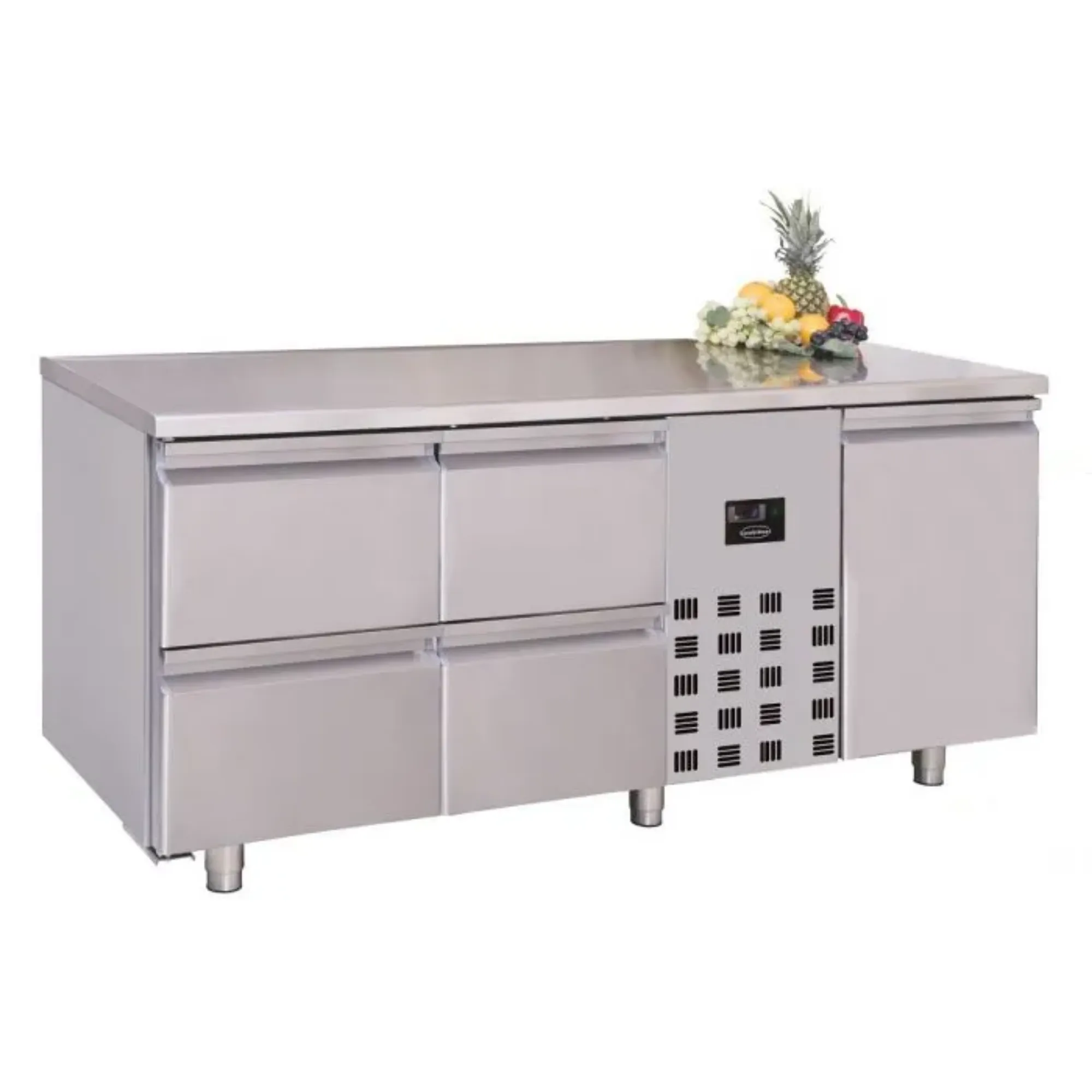 Picture of CombiSteel Counter 700 Refrigerator 1 Door and 4 Drawers Mono Block - 7489.5365