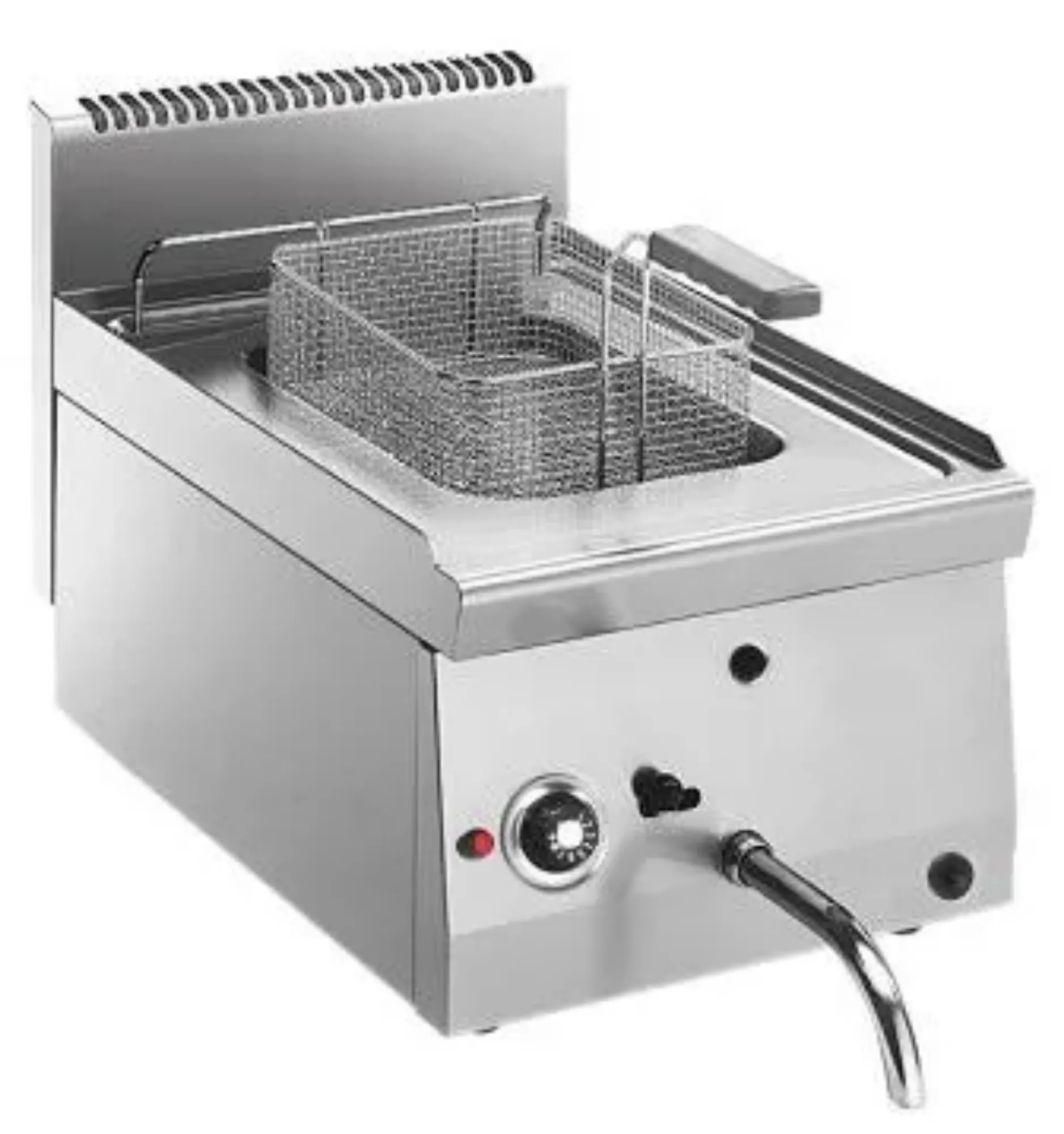 Picture of Giorik Snack 60 LFG4710 8 Ltr Slimline Single Gas Tank Fryer - LFG4710