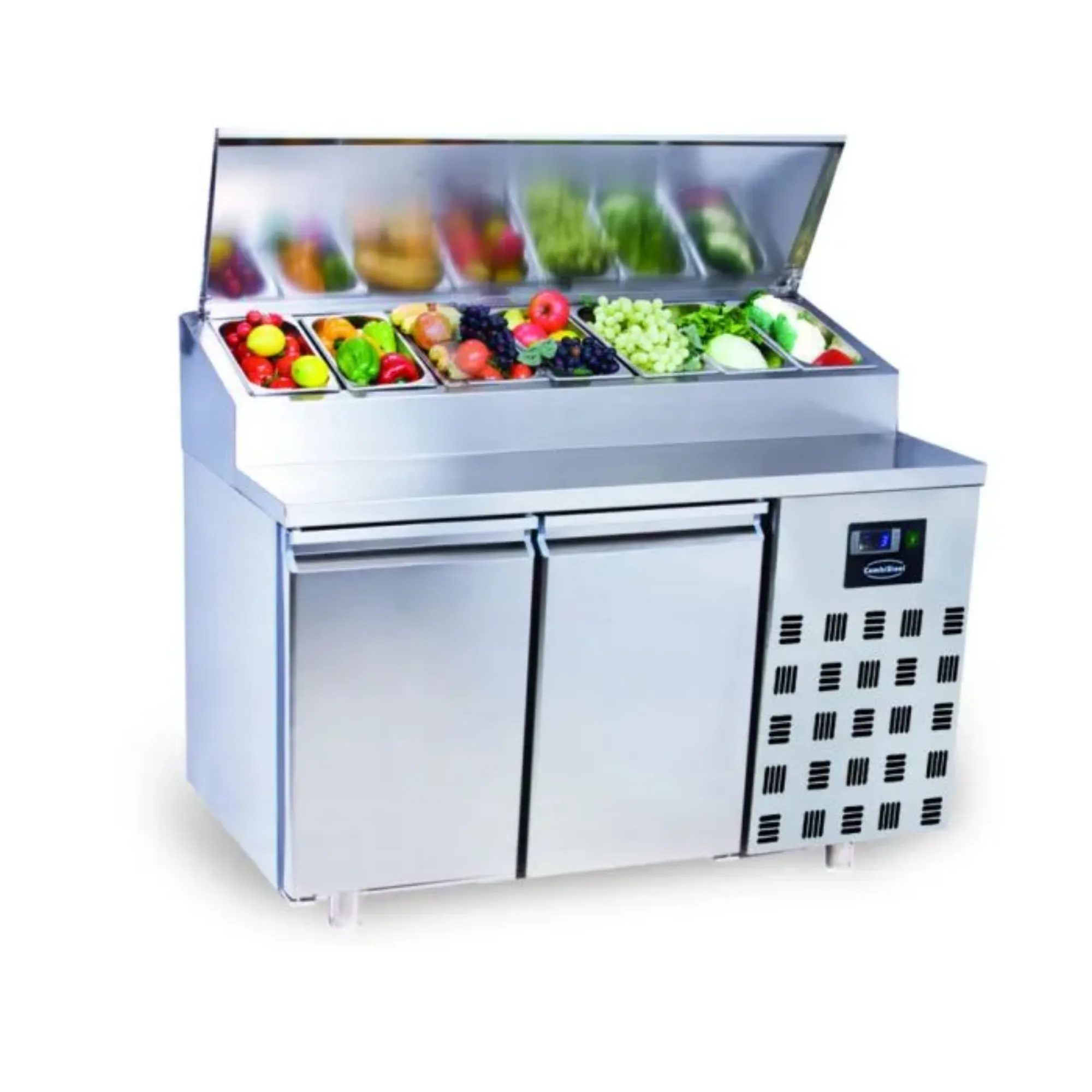 Picture of CombiSteel Saladette 2 Doors 7x1/3GN Containers - 7489.5140
