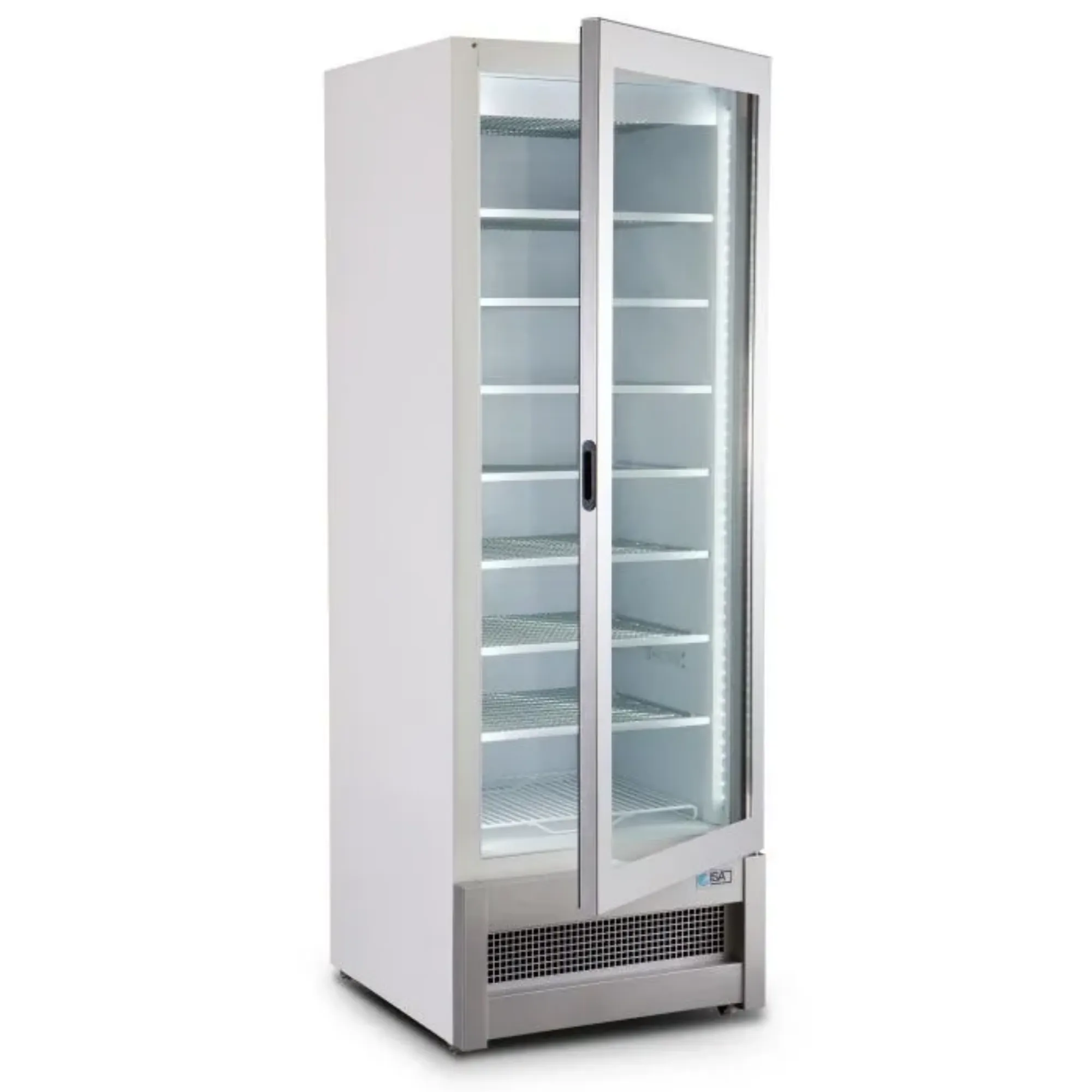 Picture of CombiSteel Stainless Steel Glass Door Freezer Static 353 Litre - 7295.0070