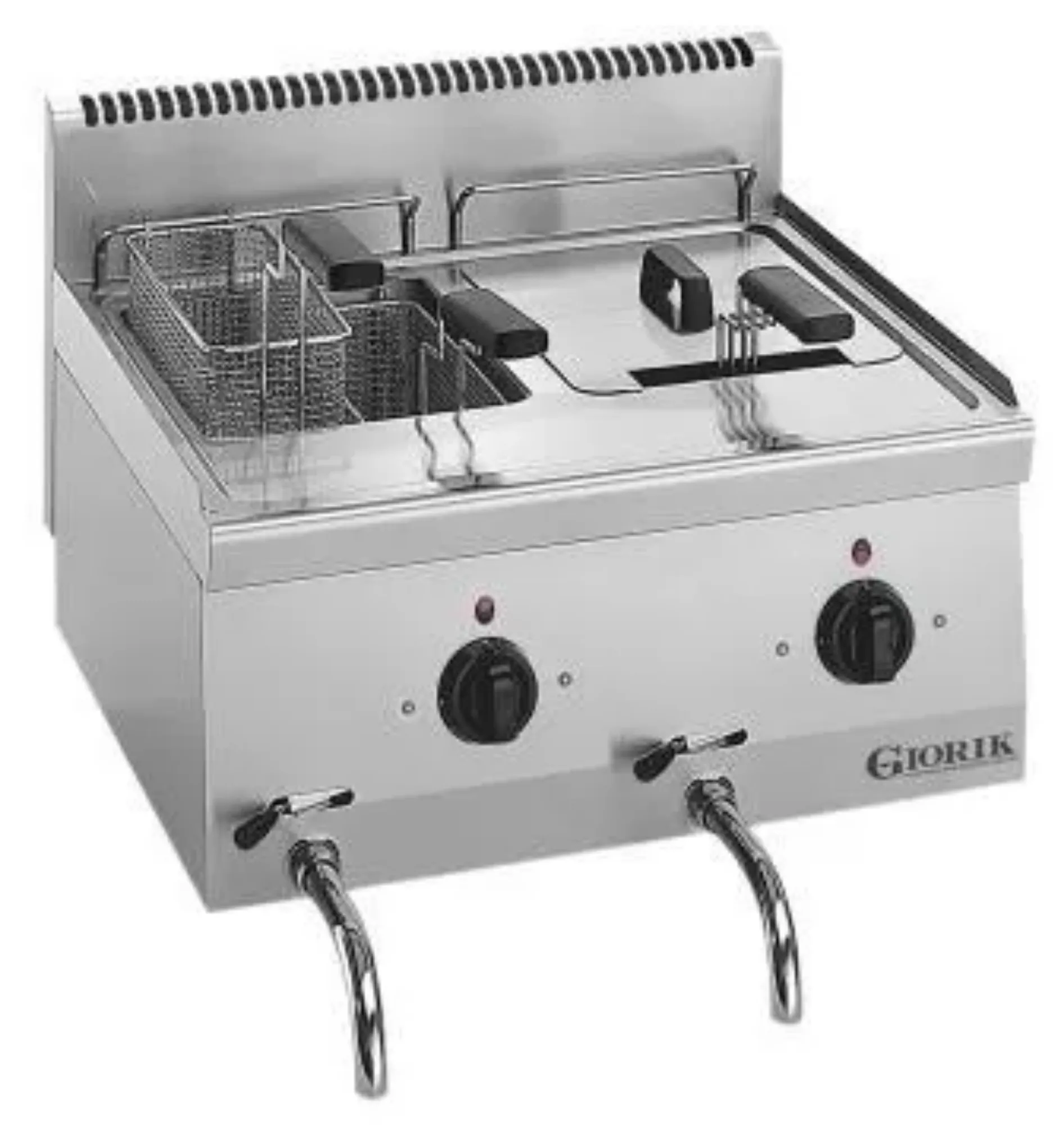 Picture of Giorik Snack 60 LFE6910 - 10+10 Ltr Twin Tank Electric Fryer - LFE6910