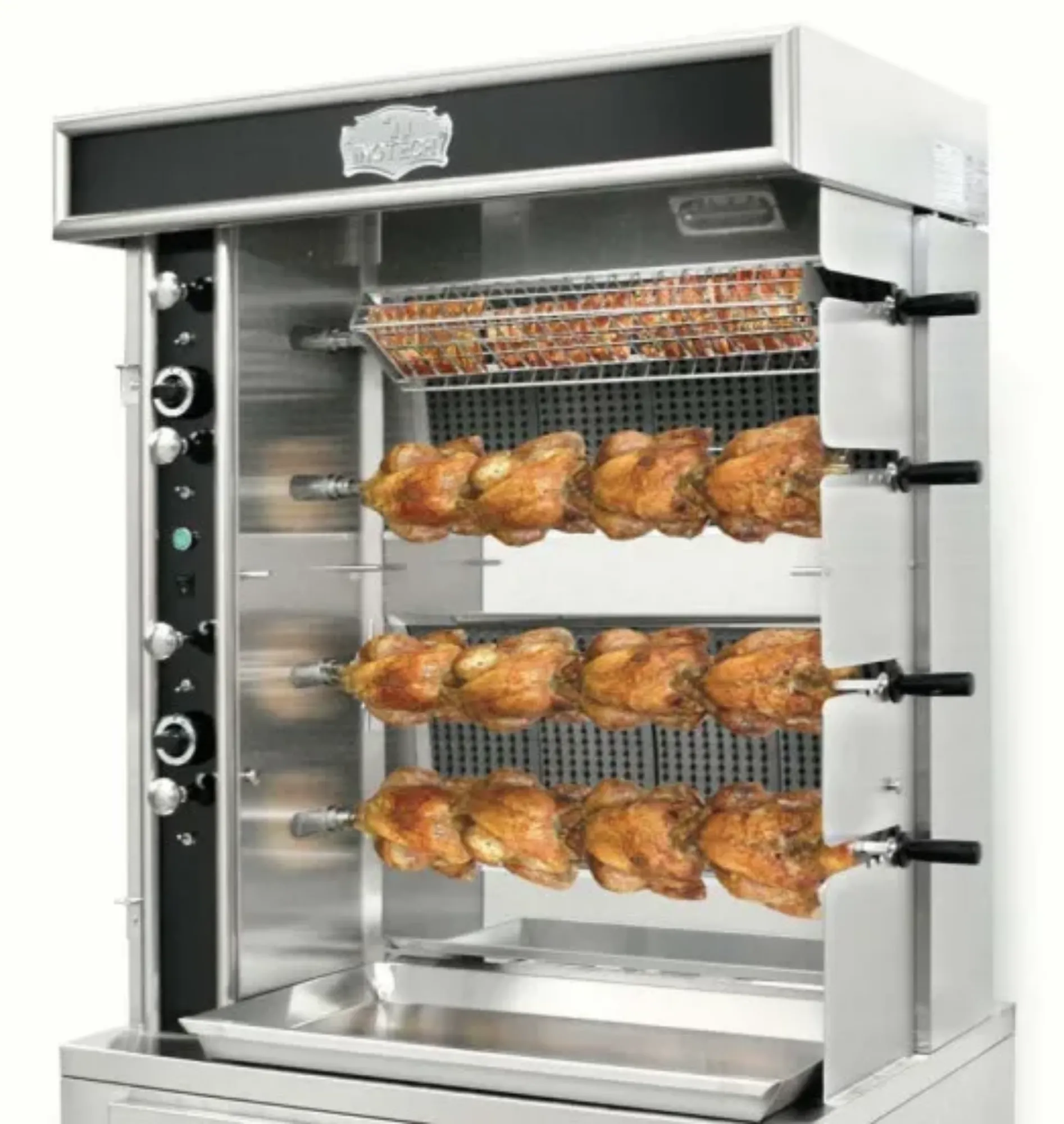 Picture of Inotech Legend ITL360 (Narrow) Wall Of Flame 6 Spit Rotisserie - ITL360