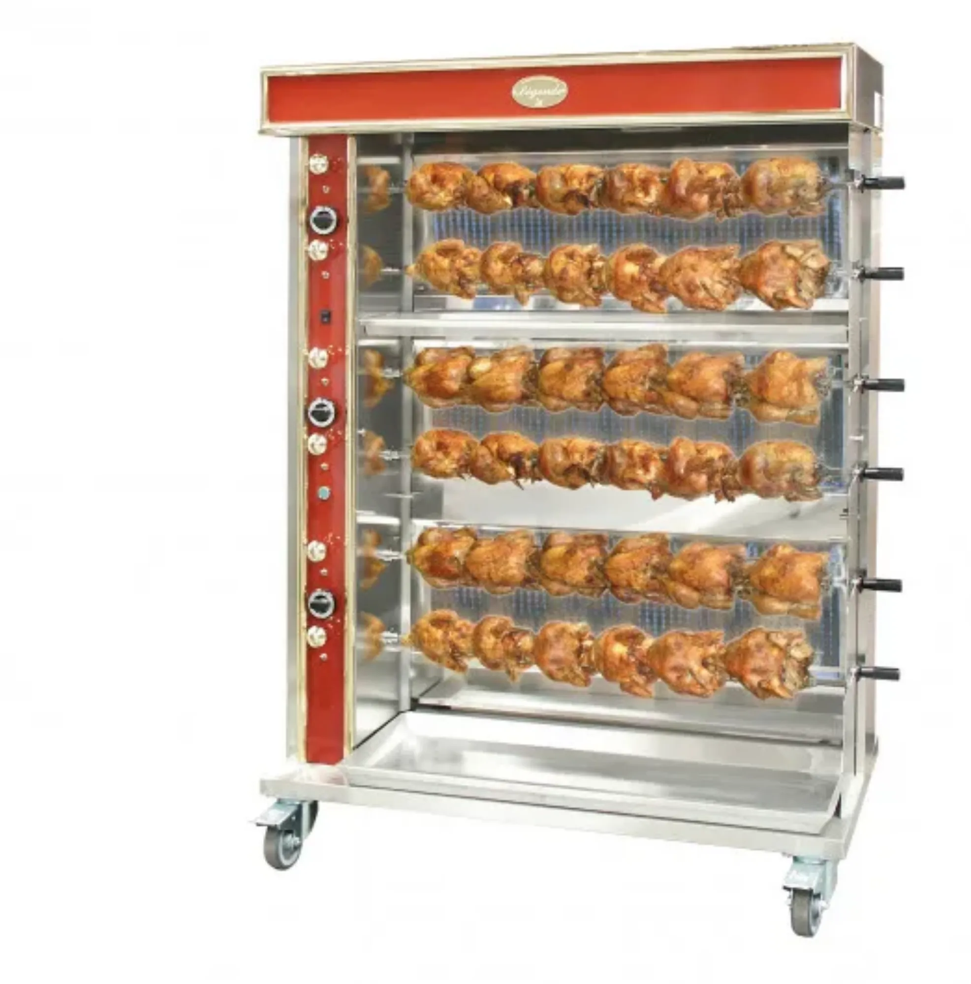 Picture of Inotech Legend ITL36 (Wide) Wall Of Flame Rotisserie 6 Spit - ITL36