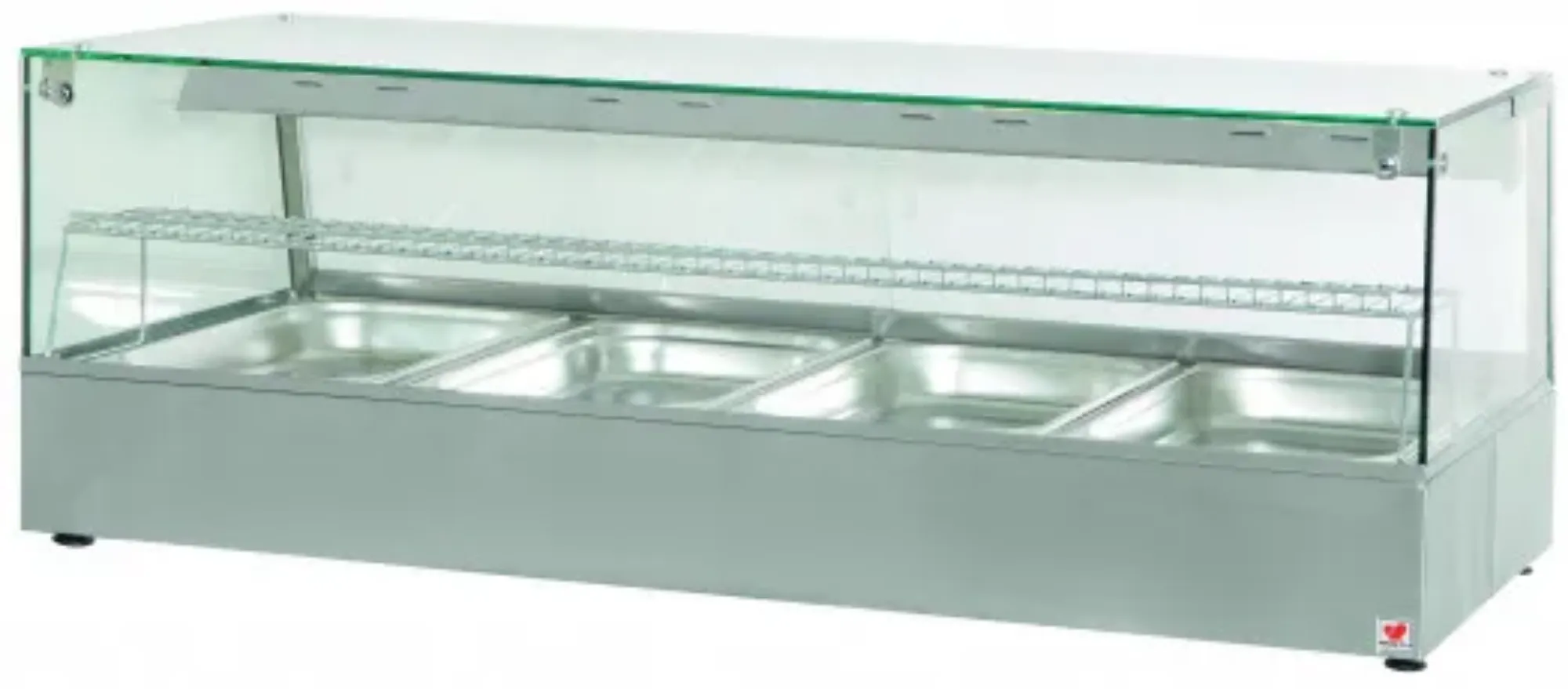 Picture of North HDW4 - 4 X 1/1Gn Convection Heated Display With Humidity & Halogen Heat Lamps - NRHDW4