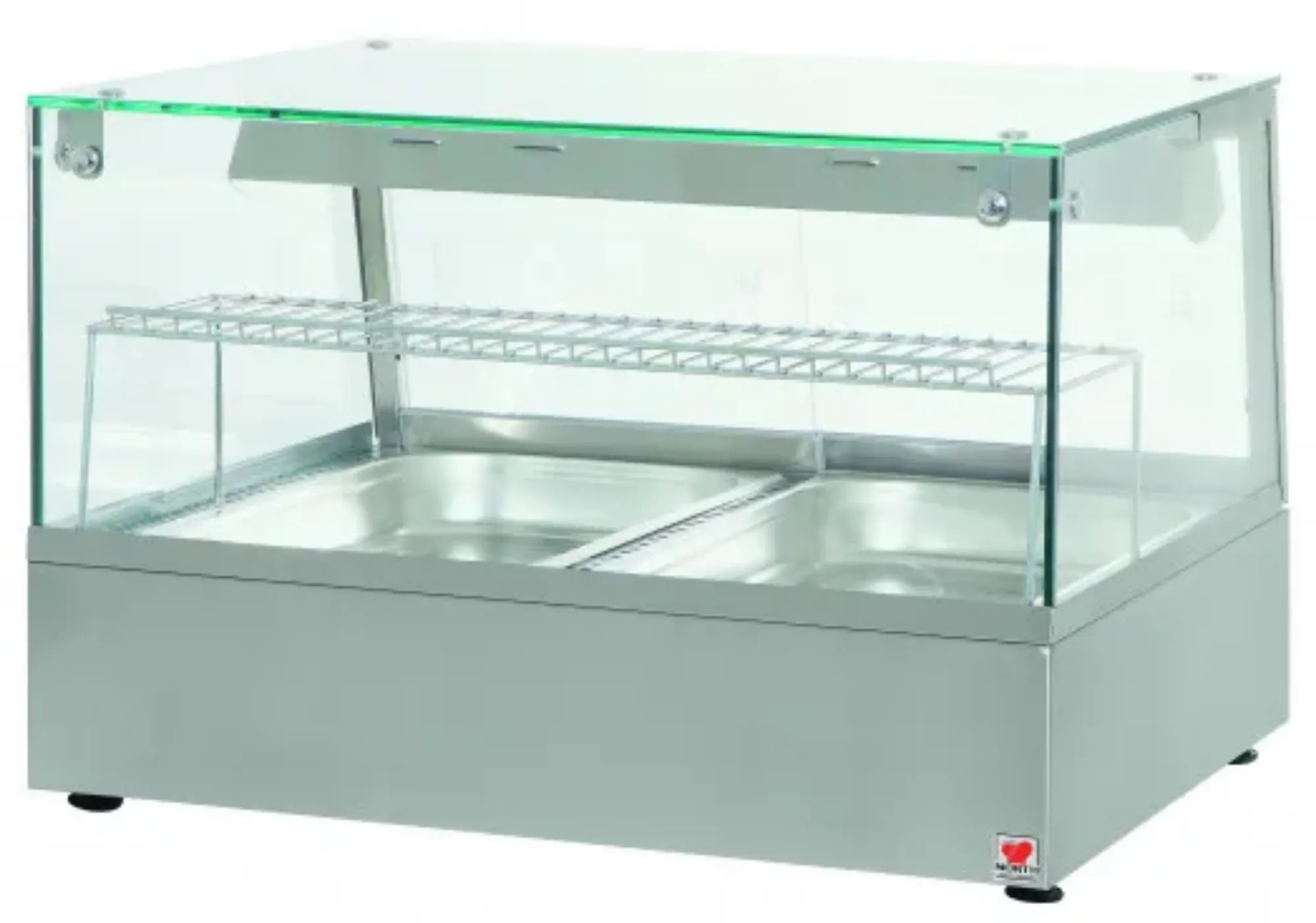Picture of North HDW2 - 2 X 1/1Gn Convection Heated Display With Humidity & Halogen Heat Lamps - NRHDW2
