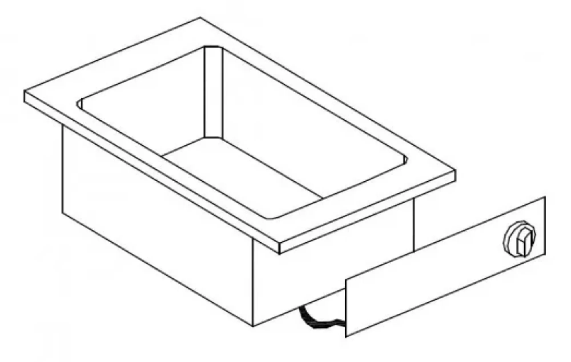 Picture of Giorik LSE4811D Drop In Chip Scuttle - LSE4811D