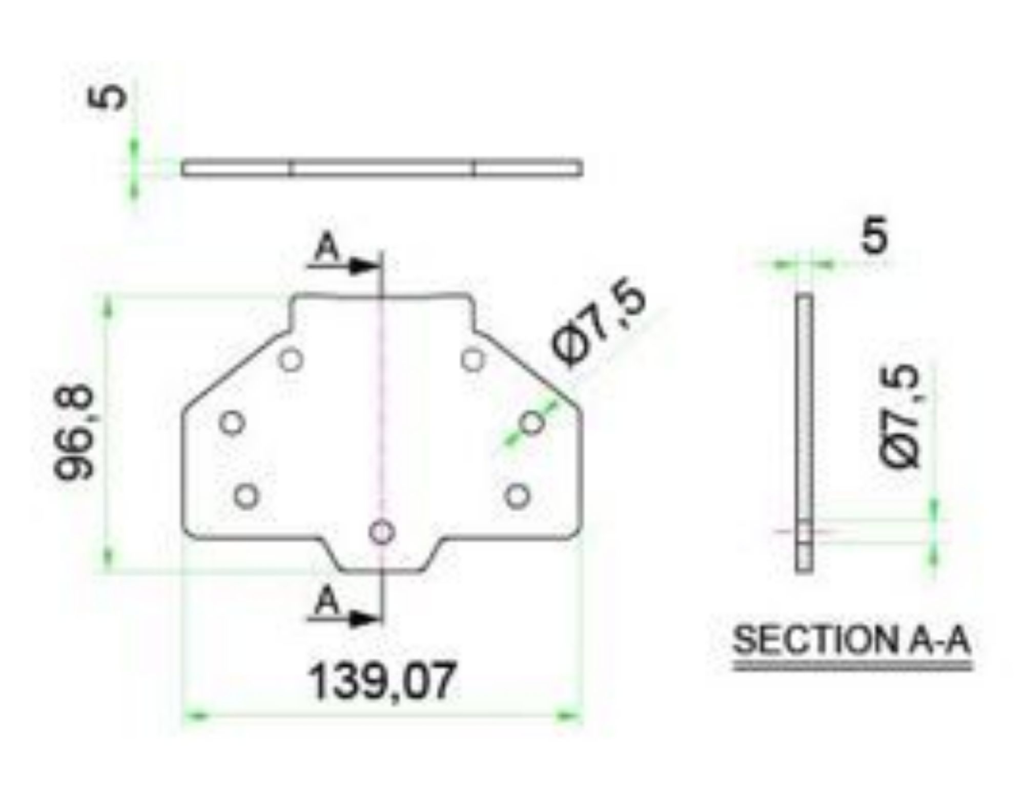 Picture of CombiSteel Flange Cover For Slotted Channel 7107.0005-0010-0015 - 7107.0030