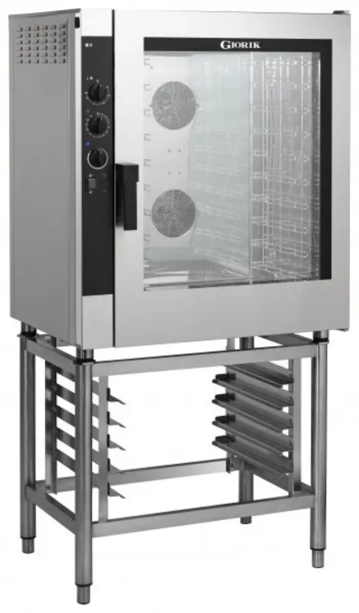 Picture of Giorik Easyair EME102X10 Rack Electric Convection Oven With Humidity Control & 2 Speed Fan - EME102X