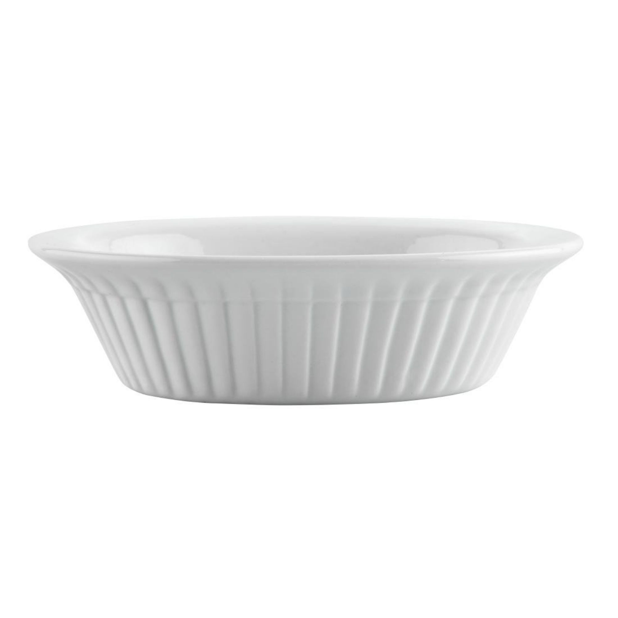 Picture of Olympia Whiteware Oval Pie Dishes 170mm (Pack of 6) - C110