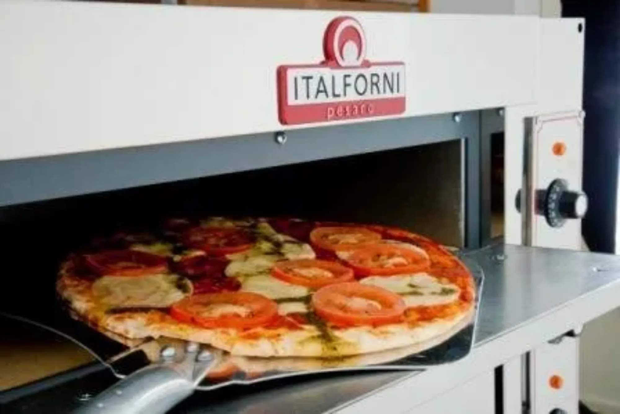 Picture of Italforni Fast 50 Compact twin deck electric pizza oven - FAST50