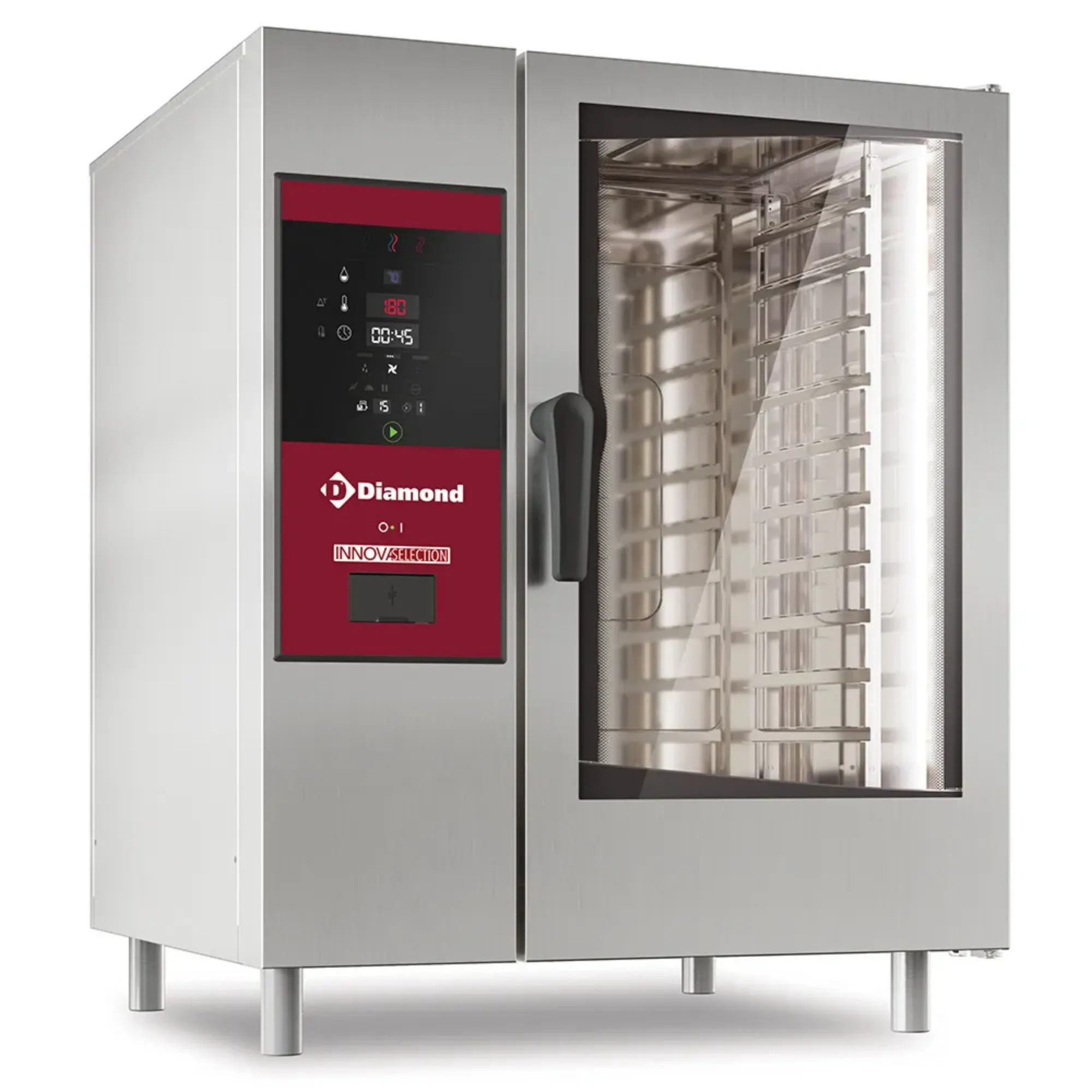 Picture of Diamond Electric oven boiler steam and convection 10x GN 1/1+ Cleaning - SBES/XC-10