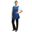 Picture of Whites Tabard With Pocket Royal Blue - B043