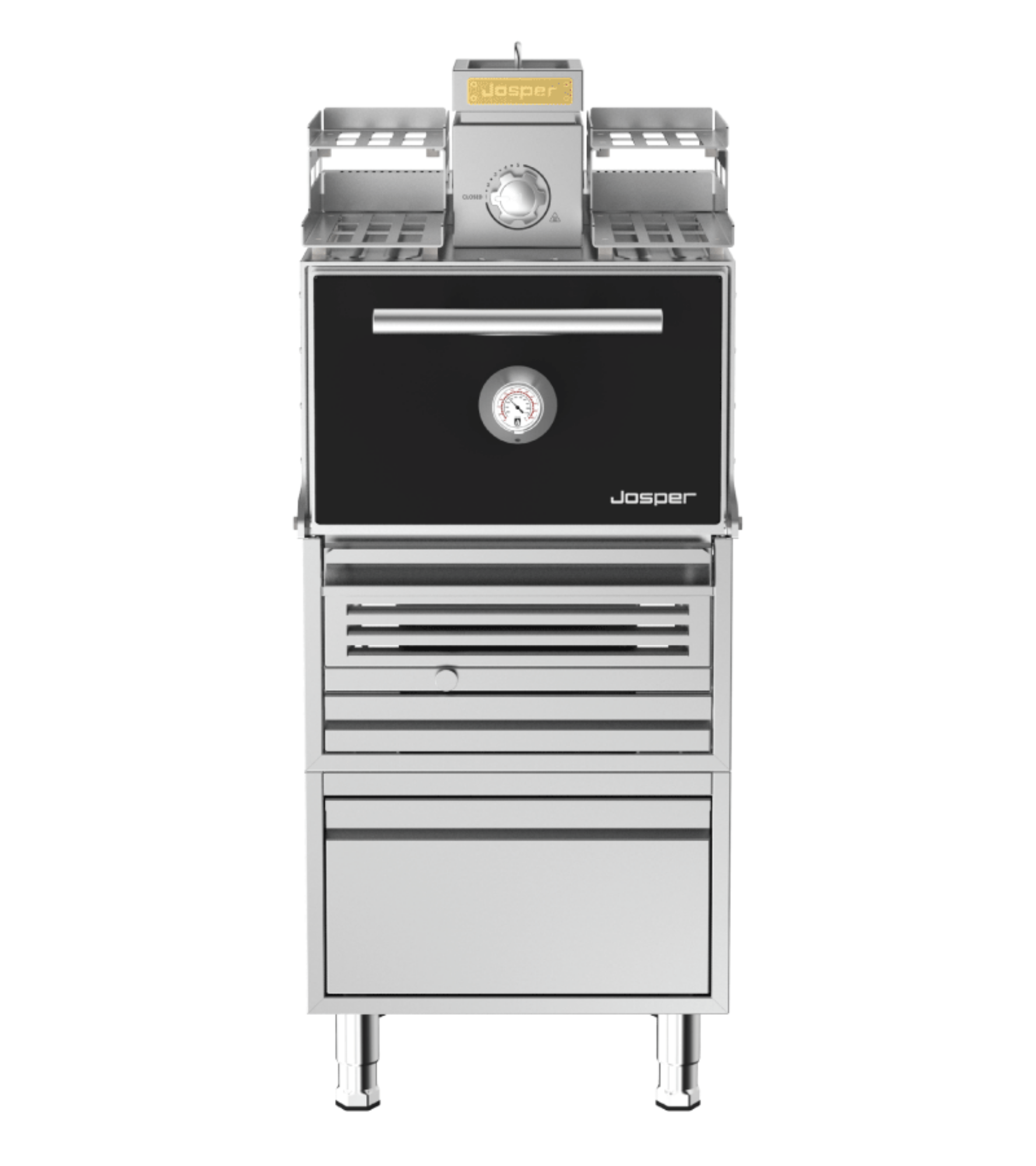 Picture of Josper HJX-PRO-S80-WTD Gas Charcoal Oven - HJX-PRO-S80-WTD