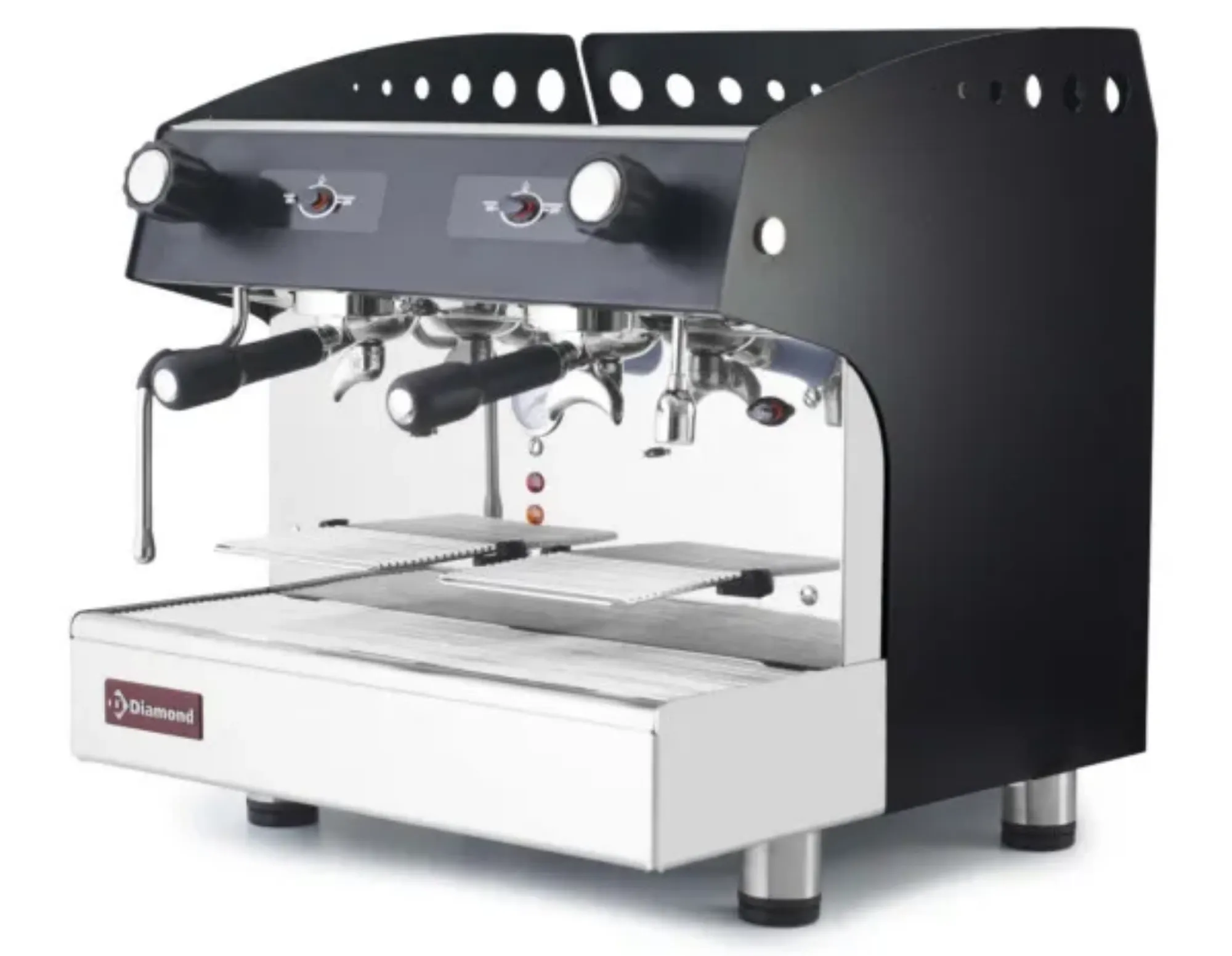 Picture of Diamond COMPACT/2PB Semi-Automatic Espresso Coffee Machine 2 Groups - COMPACT-2PB