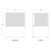 Picture of BLIZZARD Mobile Display Merchandiser 915mm Wide - DF270