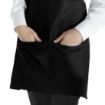Picture of Chef Works Tuxedo Bib Apron Black - A709