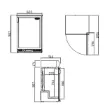 Picture of Infrico Single Solid Door Bottle Cooler (144 Bottles) - ERV15PP