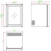 Picture of Blizzard Glass Door Mini Bar (24 Bottles) Fridge - BMB40G