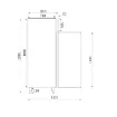 Picture of Freezer Stainless Steel 1200 LTR Static - 7450.0415