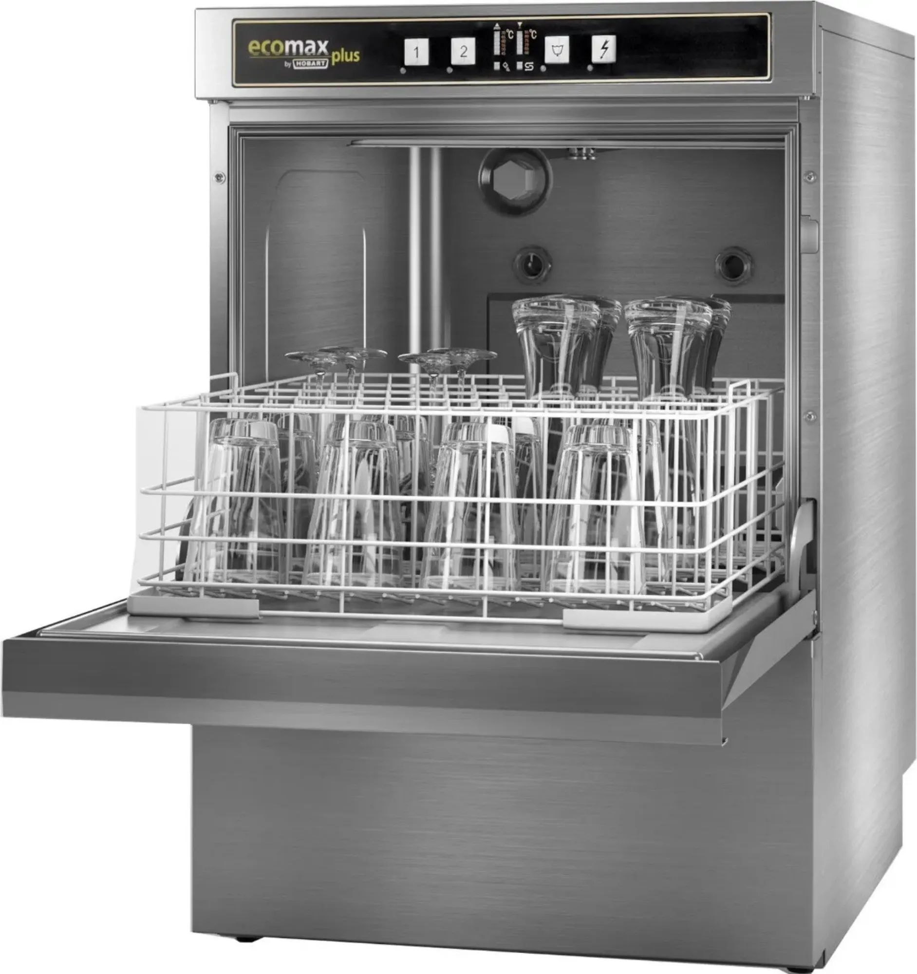 Picture of Hobart Ecomax Plus G515W-10C Undercounter Glasswasher WRAS Approved 500mm Rack - G515W-10C