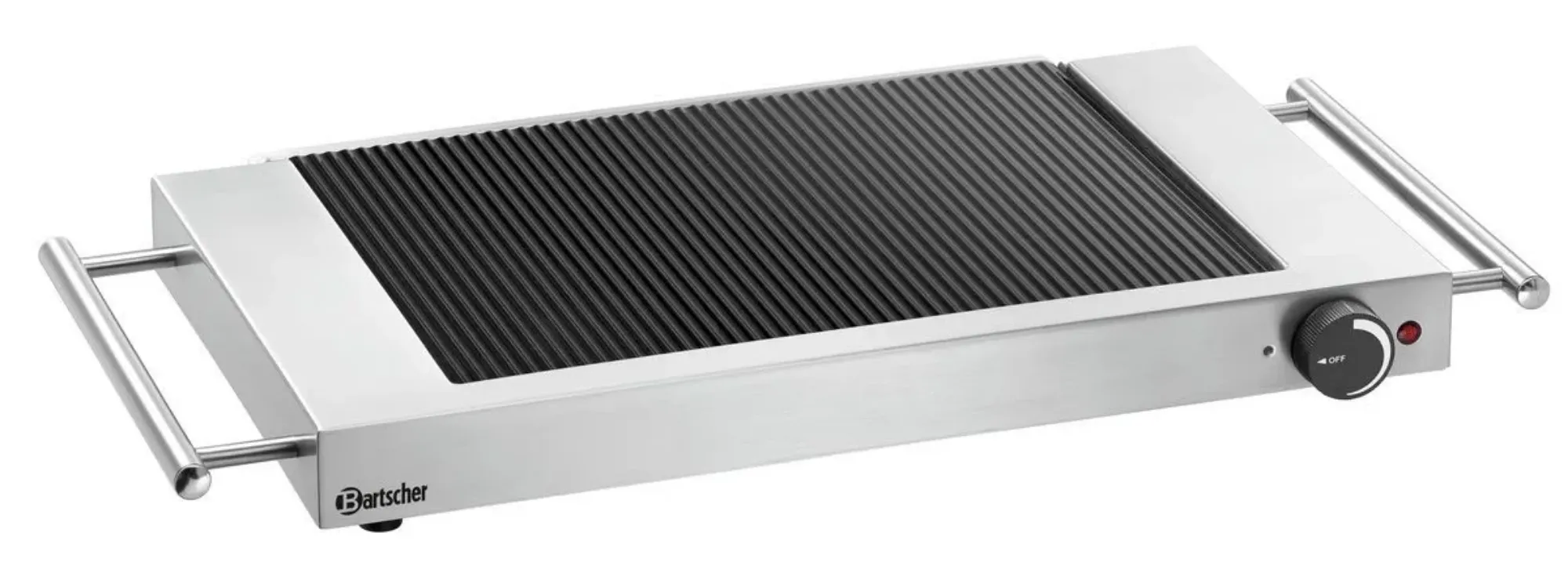 Picture of Bartscher Grill plate GP1200, grooved - 104902